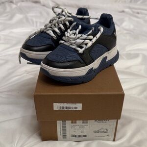 Burberry Navy and Black Sneakers